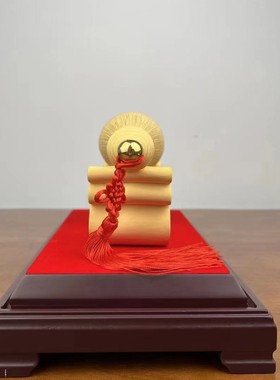 绒沙金摆件 家居公司办公室桌面文昌笔摆件 大笔进财工艺摆设金笔