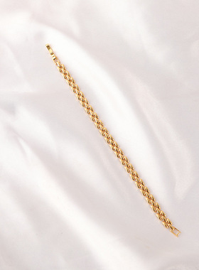 英国cherry kitty欧美手饰表带链电镀18k几何形手串简约个性时尚