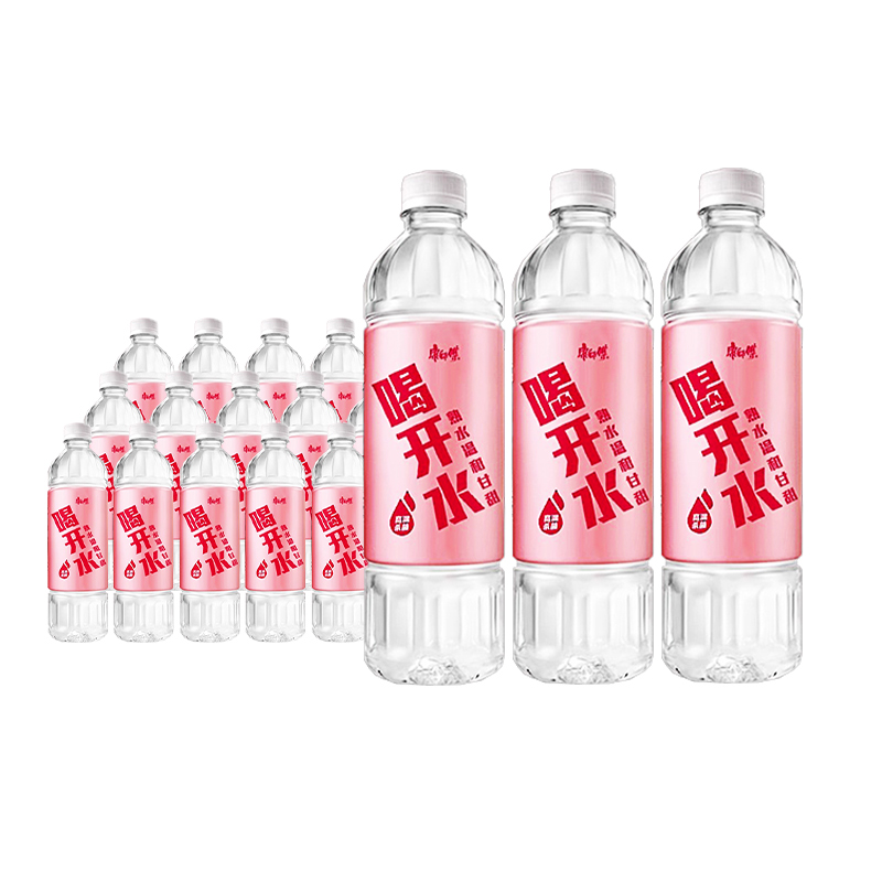 康师傅喝开水繁花盛开瓶550ml*24瓶整箱装温和饮用水熟水家庭囤货 - 图3