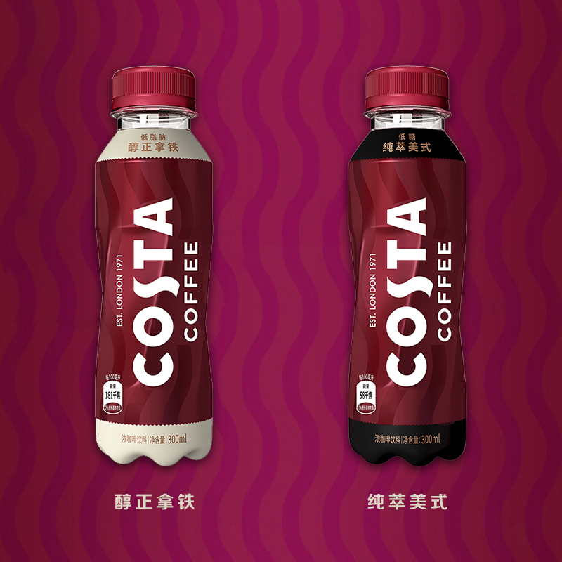 COSTA咖世家即饮咖啡饮料300ml*15瓶整箱批特价摩卡金妃拿铁美式 - 图1