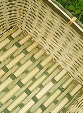 竹编制品鸡蛋篮宠物筐竹编猫窝家用厨房洗菜沥水篮摆菜收纳筐