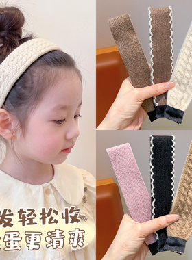 摩芽小女孩秋冬甜美束发带发饰
