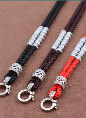 吊坠挂绳佛牌挂坠绳坠项链绳子手工编织卡扣佩配绳