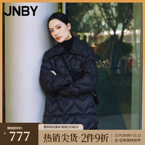 JNBY Jiang Nanbu Clothing Winter Loving Warmth and Warm Down Wear and Loose Collar Mid-Length female jacket 5M9C10830