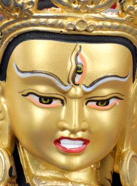 纯铜鎏金密宗供奉摆件佛像