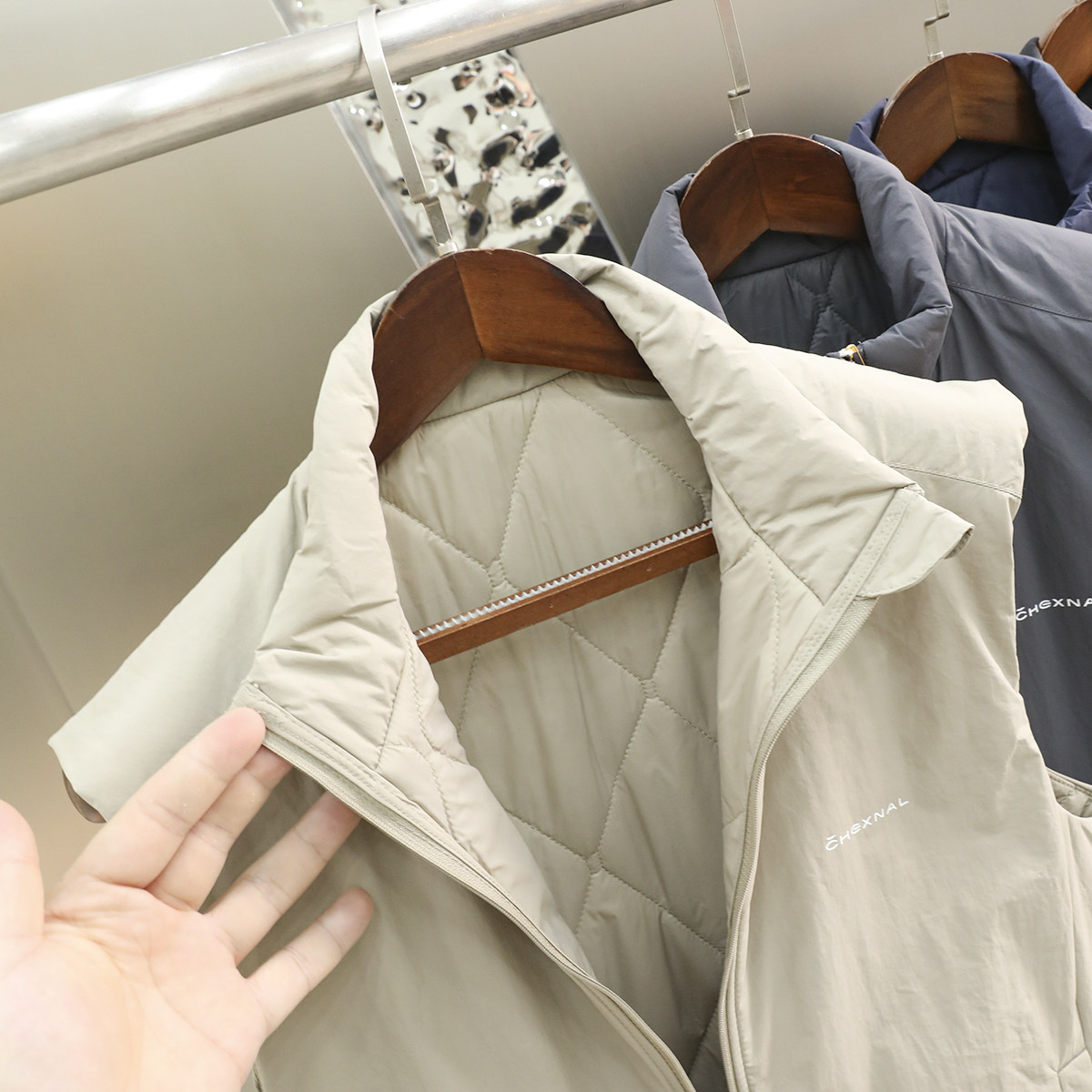 黑科技气绒马甲！绵羊毛填充！防风防泼水！男士秋冬立领保暖背心,淘宝优惠券,粉丝福利购,淘宝优惠卷