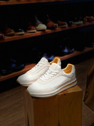 正确版！压轴大作！進囗牛皮！MD缓震底 复古阿甘鞋男运动休闲鞋 - 图3