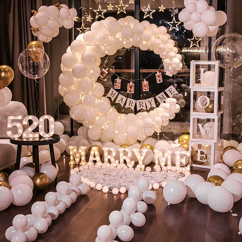 Предложение макета внутренний реквизит романтический сюрприз креативные принадлежности 520 День святого Валентина исповедь пакет украшения комнаты огни