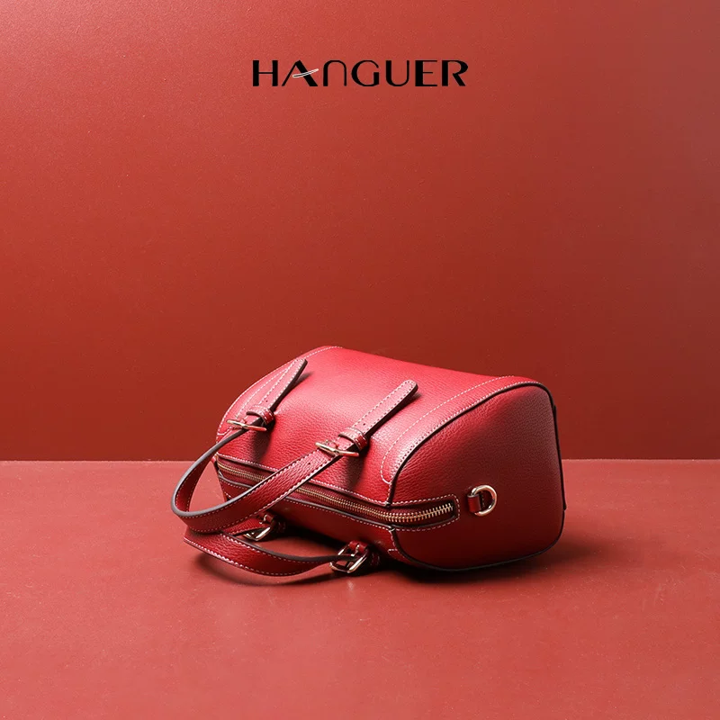 Red pillow for bride, shoulder bag