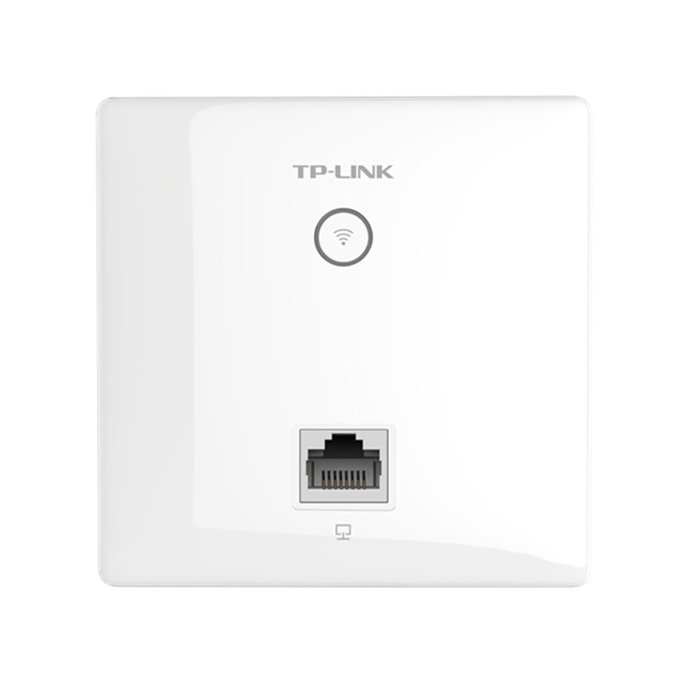 TP-Link TL-AP302I-PoE 86型面板式无线AP高速300M嵌入墙壁式wifi覆盖酒店家用大户型室内组网PoE网线供电48V - 图0