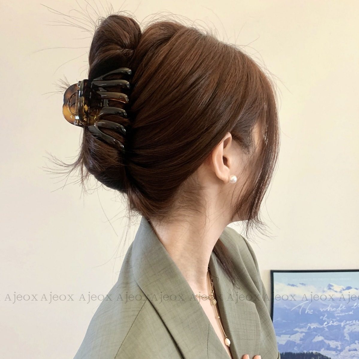 巨能抓~南瓜抓夹大号发量多鲨鱼夹2025新款高级感后脑勺盘发发夹,淘宝优惠券,粉丝福利购,淘宝优惠卷