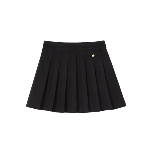 Юбка в складку, высокая талия