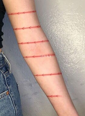 爱心淤血淤青 万圣节个性另类男女手臂脚踝腿部纹身贴
