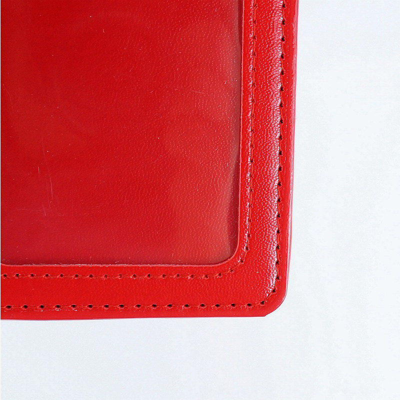 Work permit card holder, transparent pickup card holder, attendance card holder, railway work permit card holder, soft leather access card holder
