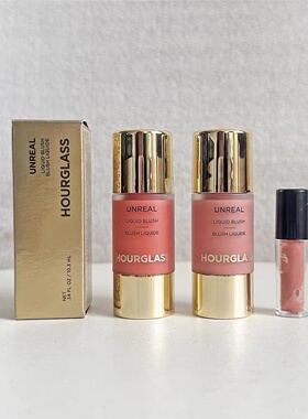 hourglass新色液体腮红小样试色牛奶紫muse surreal裸杏提升气色