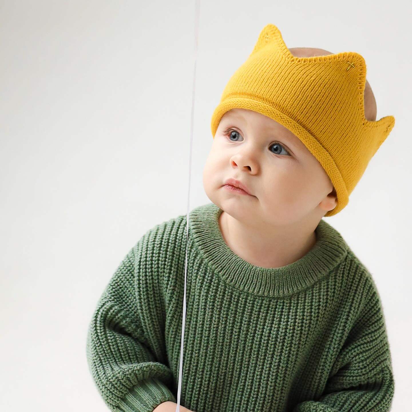 儿童男女宝宝发带生日帽韩式正太个性针织皇冠发箍纯色条纹毛线帽,淘宝优惠券,粉丝福利购,淘宝优惠卷