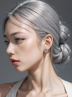 设界可拆卸变项链锆石女生耳饰