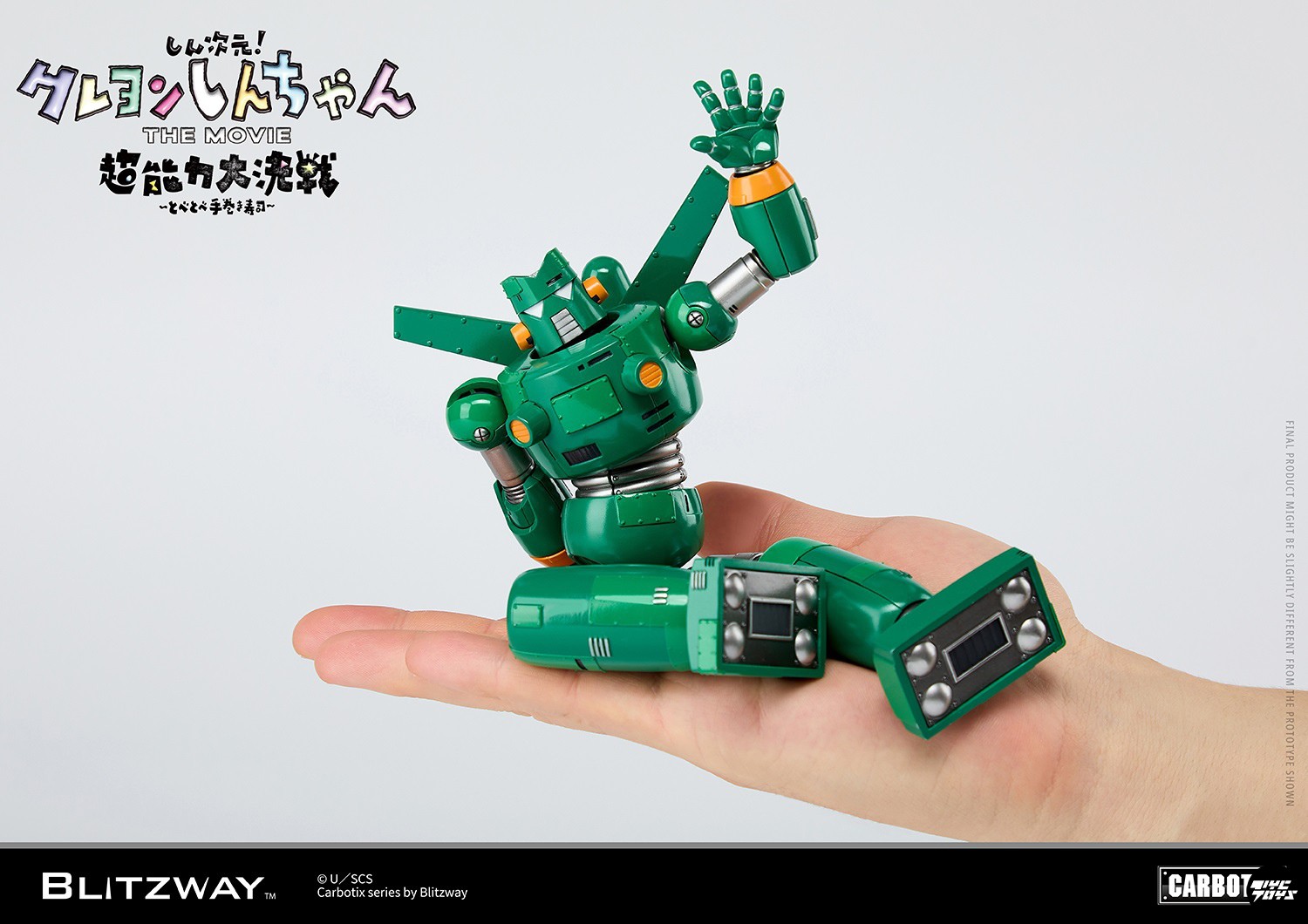 【TYCTOYS】现货 BLITZWAY 5PRO蜡笔小新超能力决战康达姆机器人 - 图1