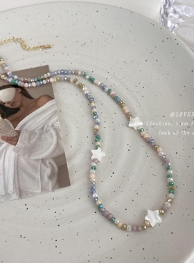 串珠颜色随机排序，体现彩色效果