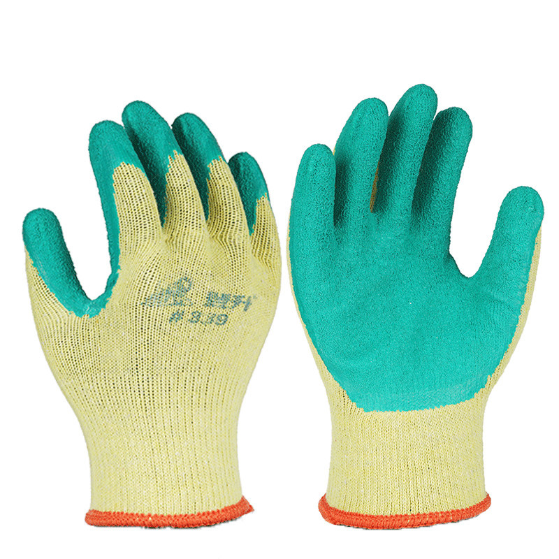 Thickened labor protection gloves for construction site work, wear-resistant and non-slip