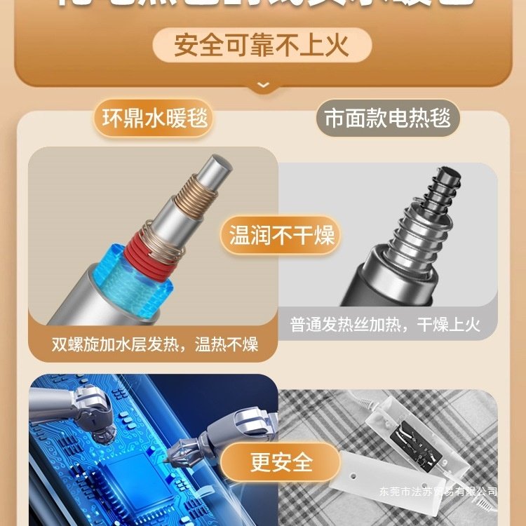 环鼎水暖毯水暖电热毯电褥子电热垫单人2025新款双人双控调温开关,淘宝优惠券,粉丝福利购,淘宝优惠卷