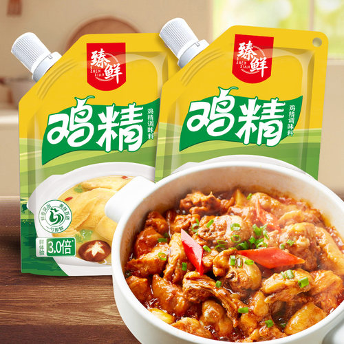 臻鲜鸡精调味料家庭装批发土鸡精饭店炒菜火锅调料三鲜提鲜鸡鲜精 - 图0