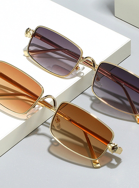 豹子头太阳镜防紫外线复古方形