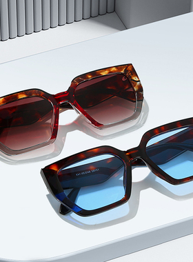 方形大框太阳眼镜复古墨镜眼镜框