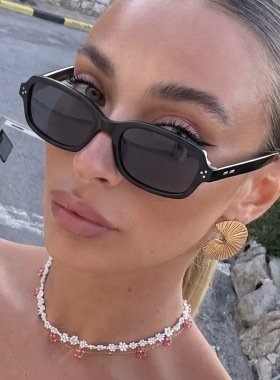 方形眼镜框女小框太阳眼镜平光镜