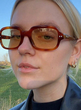 方形太阳镜女欧美太阳眼镜