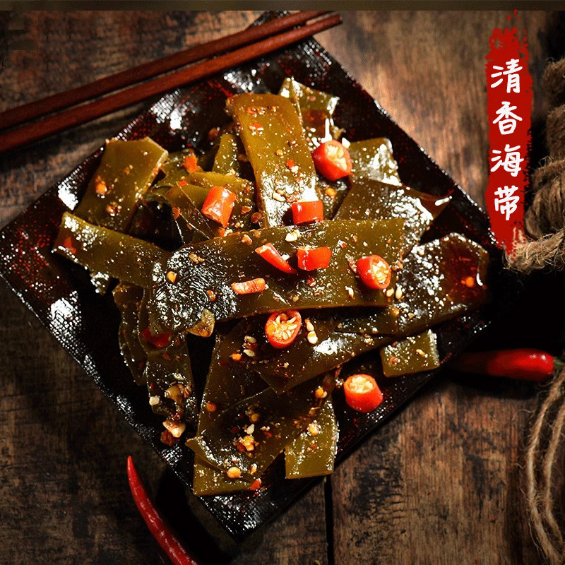麻辣海带丝重庆陶妈妈美食海带片即食素食零食熟食卤味小吃私房菜,淘宝优惠券,粉丝福利购,淘宝优惠卷