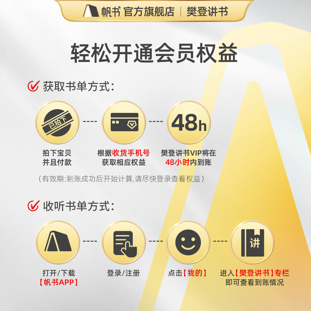 【樊登读书推荐】樊登读书VIP樊登讲书年卡樊登读书会樊登读书app
