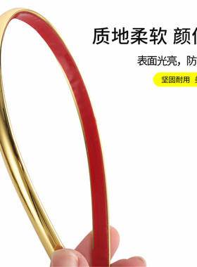 卡条墙布墙咔面板拼接处收边压边黑色美缝贴条装饰条自粘防水防潮
