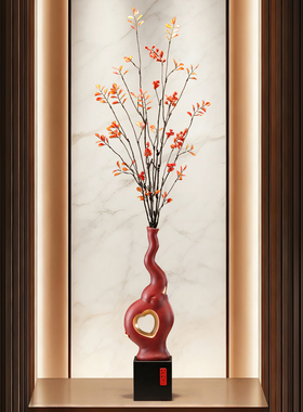 花瓶摆件创意艺术象插花瓶