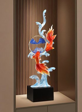 年年有余鱼摆件高级感