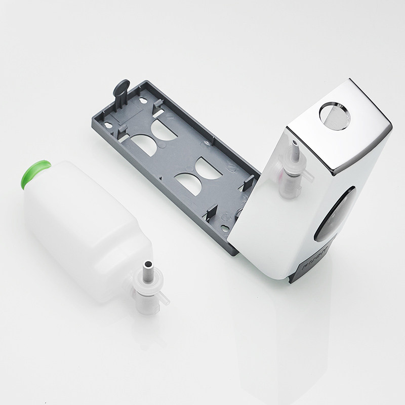 洗手间壁挂式免打孔塑料手动皂液器酒店卫生间按压洗手液分装瓶子,淘宝优惠券,粉丝福利购,淘宝优惠卷