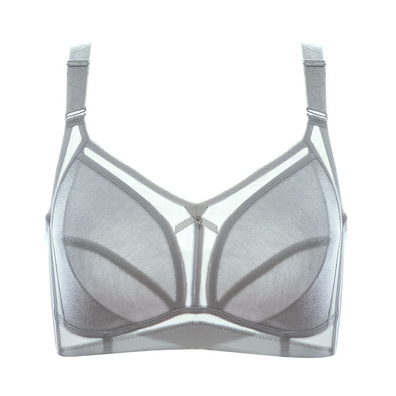 无痕薄款大胸显小无钢圈超薄夏文胸 缇姿奴文胸