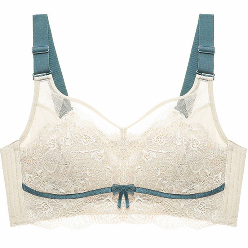 薄款大胸显小无钢圈超薄全罩杯文胸 缇姿奴文胸