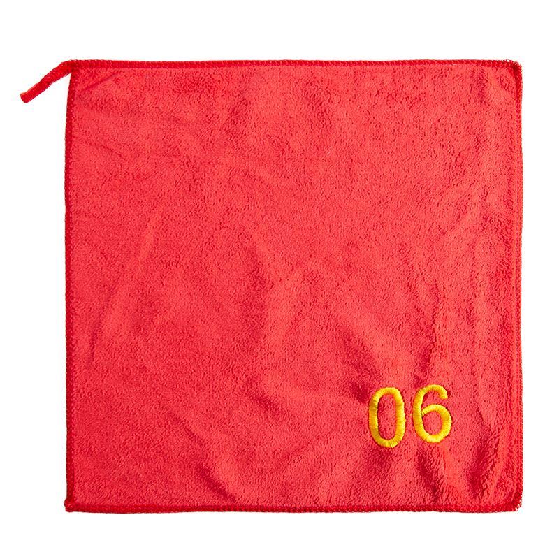 1条起定制4d厨房毛巾编号数字纯棉前厅打荷专用毛巾私人专属logo
