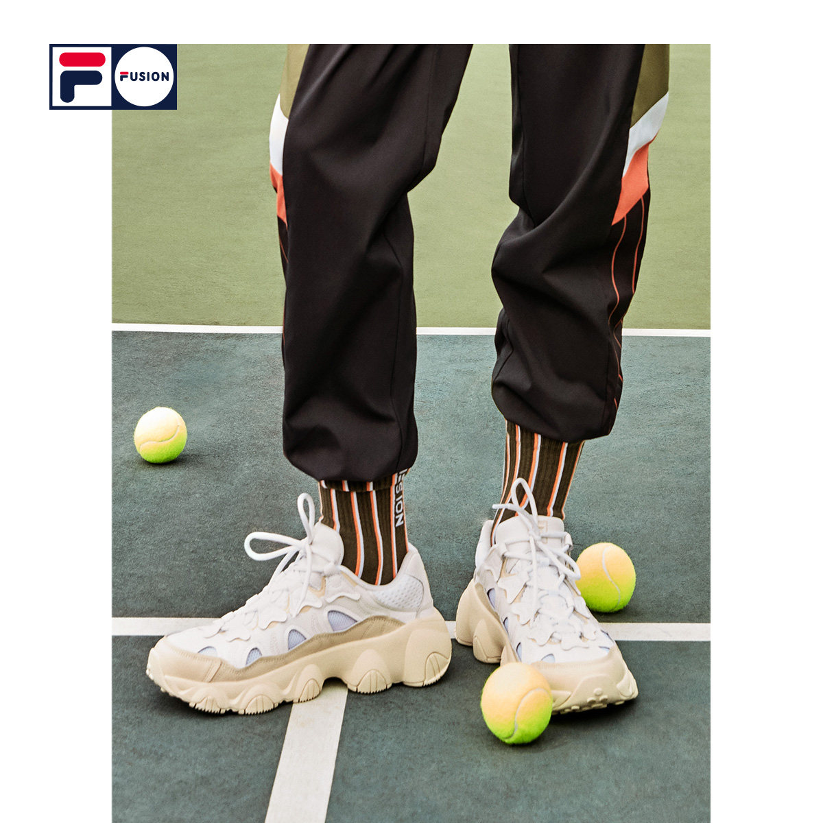 fila fusion斐乐潮牌男女复古夏鞋 FILA FUSION时尚休闲鞋