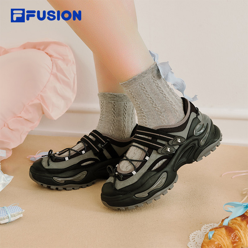 软糖凉鞋丨FILA FUSION斐乐凉鞋女子凉拖2026夏季新款休闲沙滩鞋