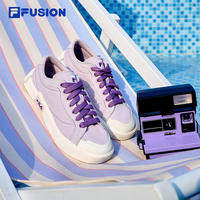 FILAFUSION ເກີບຜ້າໃບຂອງແມ່ຍິງ sneakers ຜູ້ຊາຍ