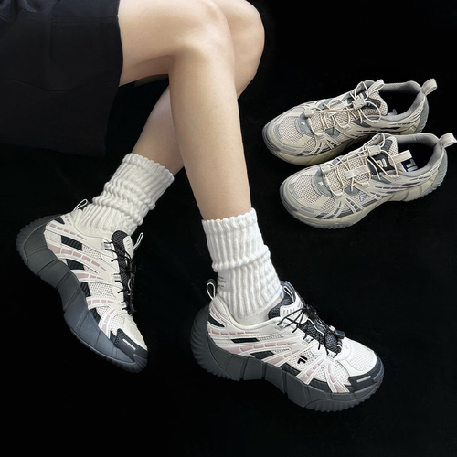 脊骨鞋2丨FILA FUSION斐乐女鞋休闲鞋厚底老爹鞋运动鞋登山鞋男鞋 - 图3