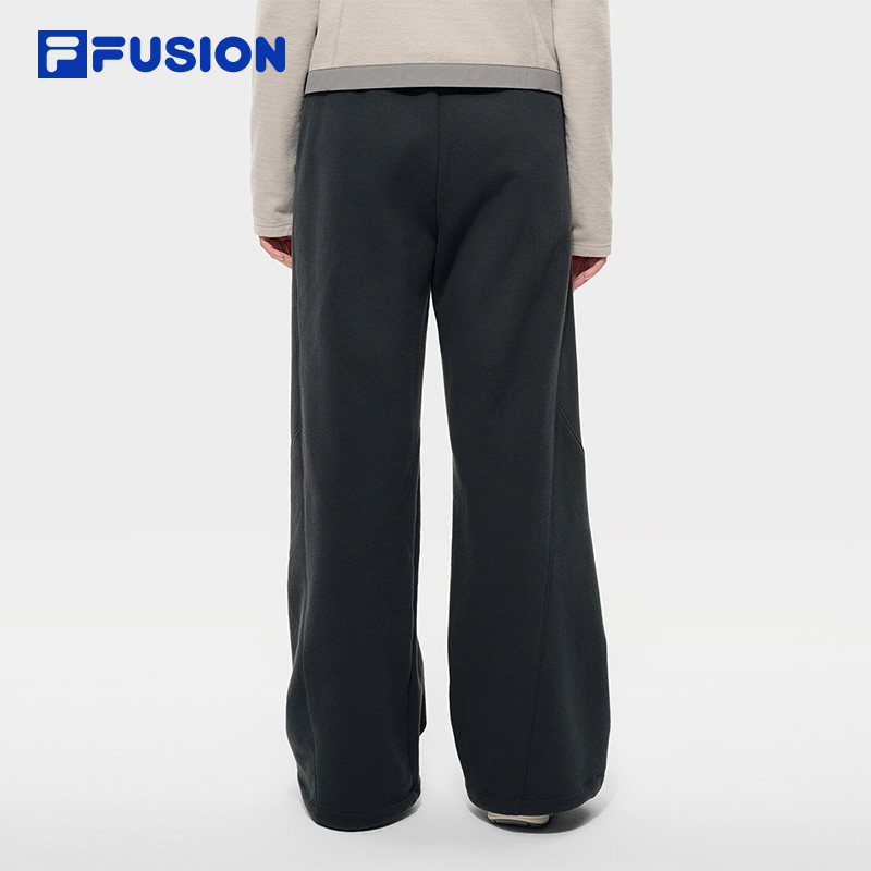 FILA FUSION斐乐潮牌针织长裤女裤2026春季新款休闲裤直筒阔腿裤,淘宝优惠券,粉丝福利购,淘宝优惠卷