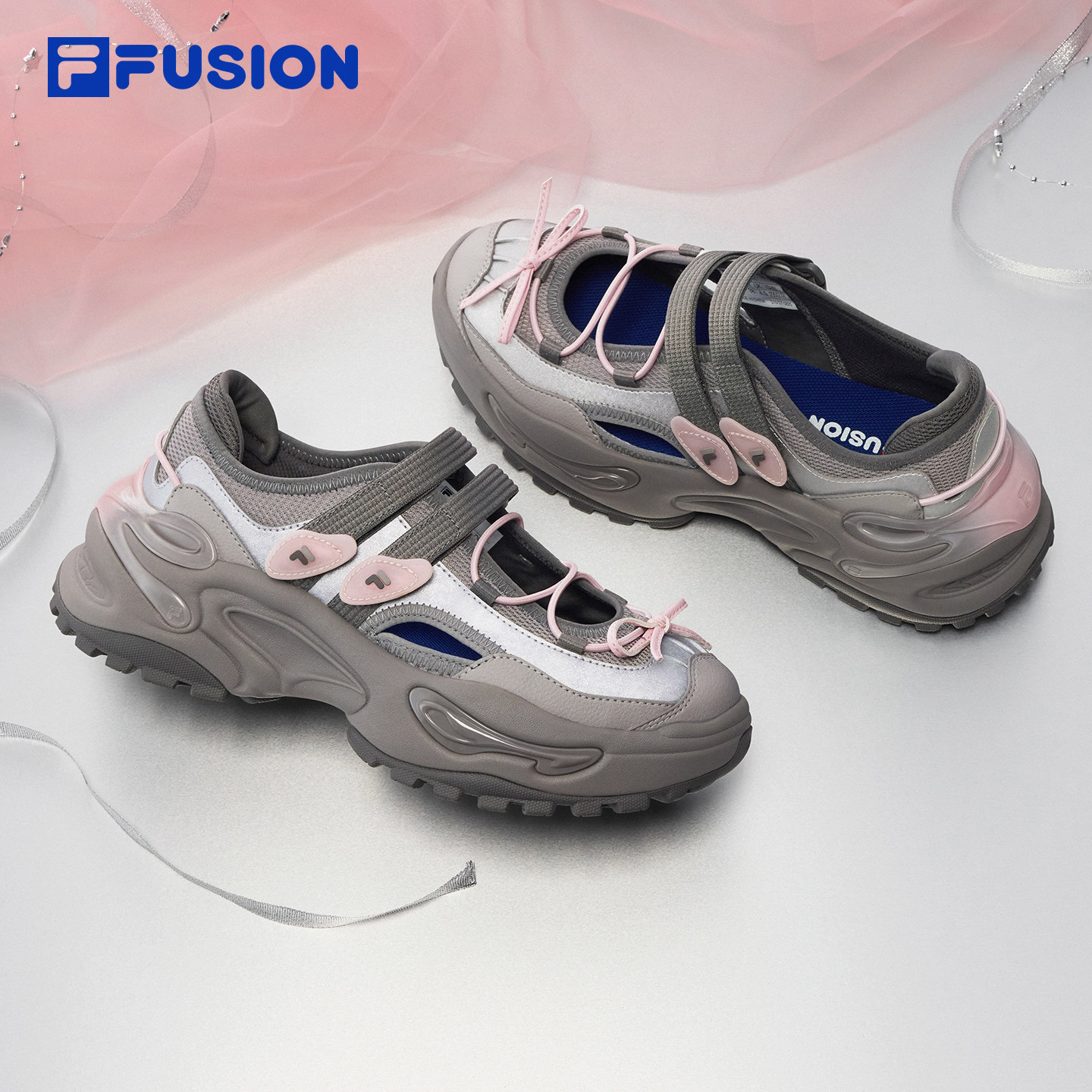 软糖凉鞋丨FILA FUSION斐乐凉鞋女子凉拖2026夏季新款休闲沙滩鞋