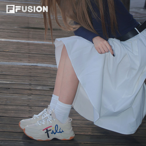 FILA FUSION斐乐女鞋老爹鞋运动鞋夏季网面透气厚底增高休闲鞋子 - 图3