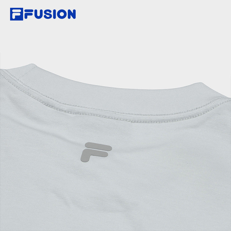 FILA FUSION斐乐潮牌男子针织短袖衫夏季款拼色凉感防晒运动T恤,淘宝优惠券,粉丝福利购,淘宝优惠卷