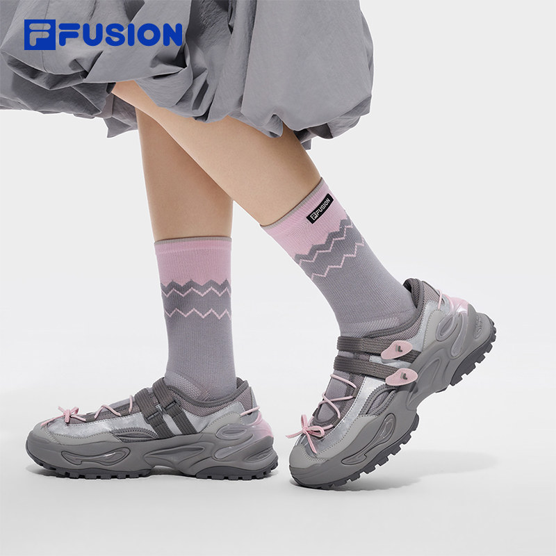 软糖凉鞋丨FILA FUSION斐乐凉鞋女子凉拖2026夏季新款休闲沙滩鞋