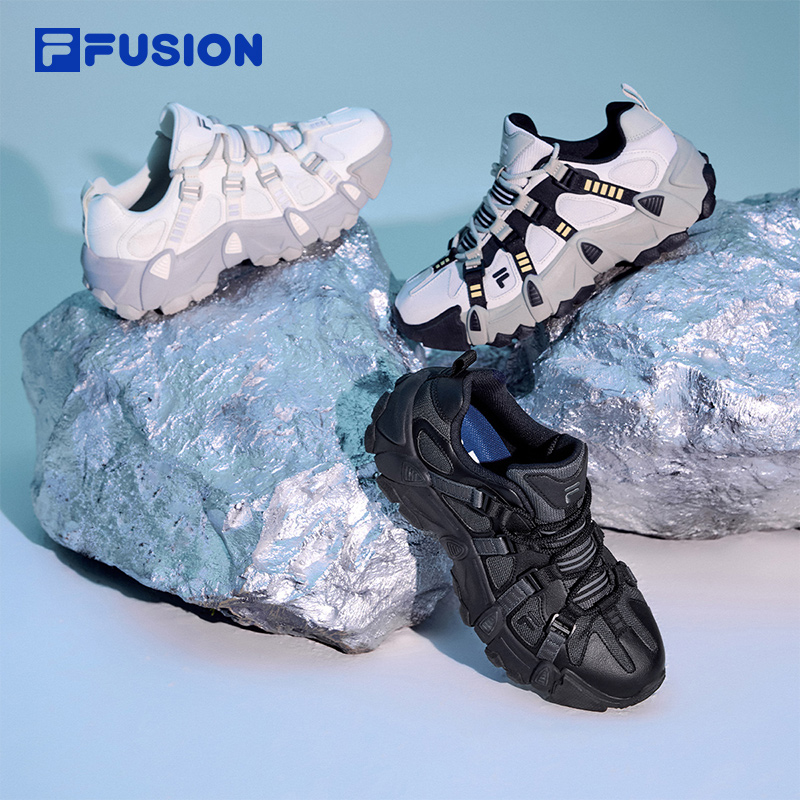 FILA FUSION斐乐男鞋休闲鞋轻量化男鞋徒步越野防滑登山鞋运动鞋 - 图0