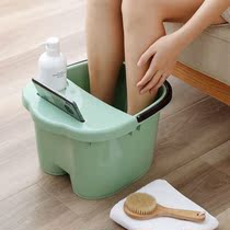 Plastic Bubble Feet Bucket Home Over Calf Wash Foot Basin Wellness Massage Dorm Room Thickened Deep Foot Bath Barrel Over Knee Deep 